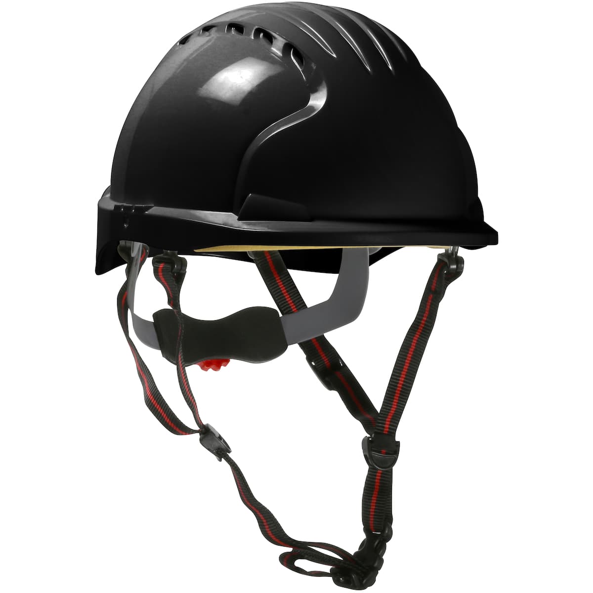 EVO 6151 Ascend Vented, Short Brim Safety Helmet with HDPE Shell, 4-Point Chinstrap, 6-Point Suspension and Wheel Ratchet Adjustment (280-EV6151SV-CH)