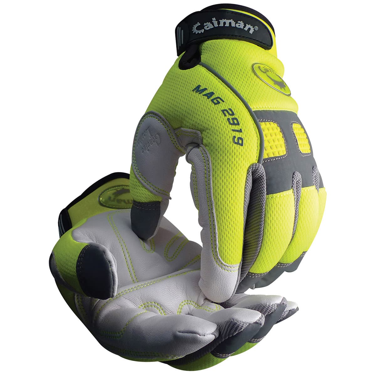 Caiman® MAG™ Multi-Activity Glove with Goat Grain Padded Palm and Hi-Vis AirMesh™ Back - Heatrac® III Insulation (2919)