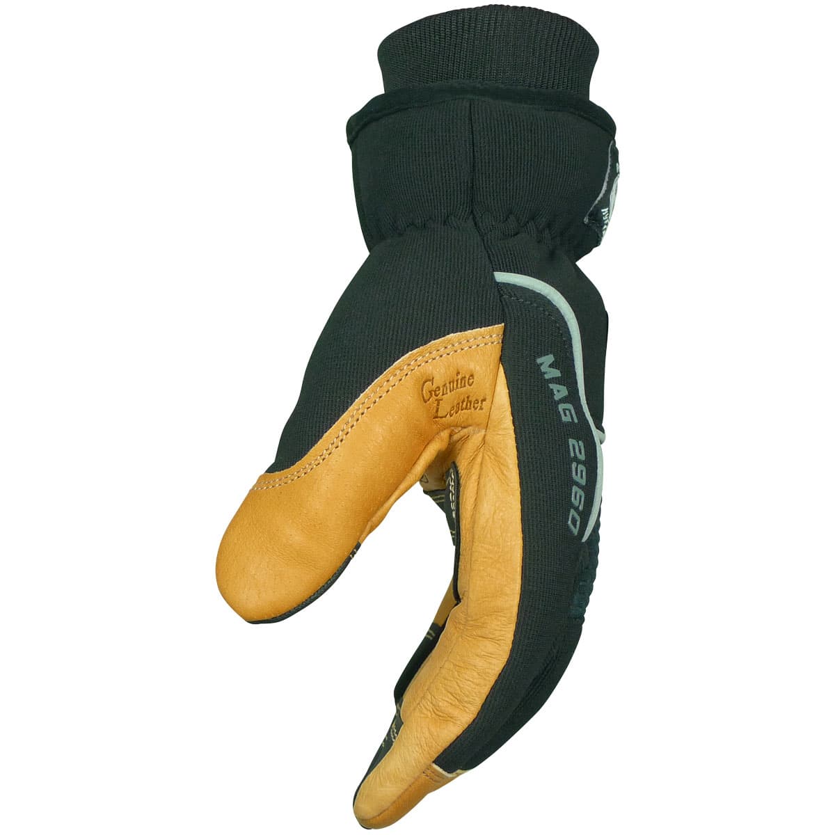Caiman MAG Multi-Activity Glove with Pig Grain Leather Padded Palm and Waterproof Back - Heatrac Insulated (2960)_2