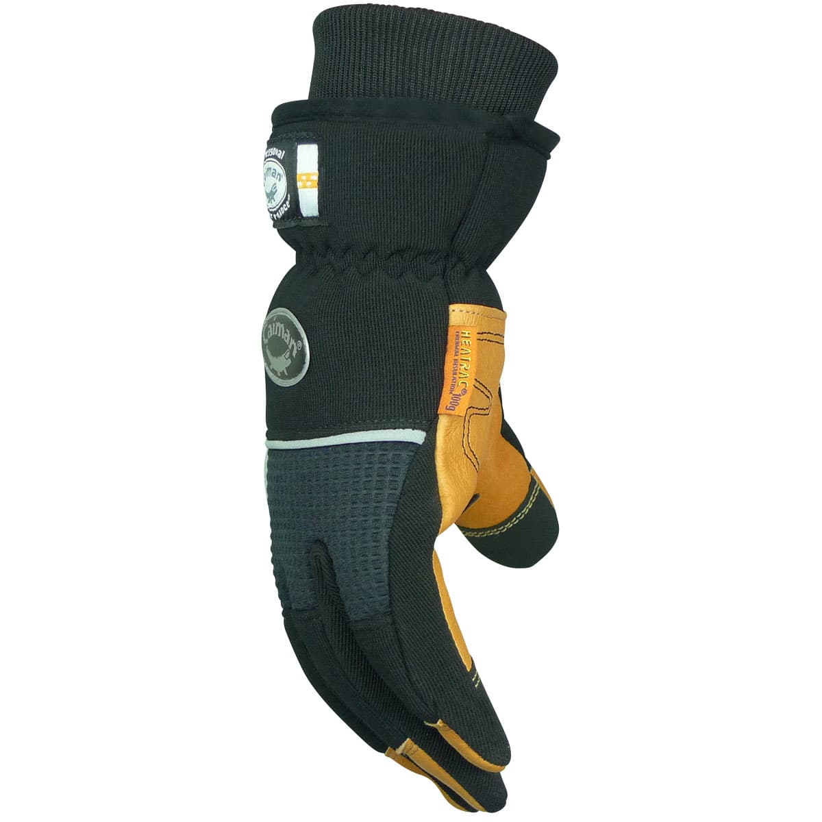 Caiman MAG Multi-Activity Glove with Pig Grain Leather Padded Palm and Waterproof Back - Heatrac Insulated (2960)_4