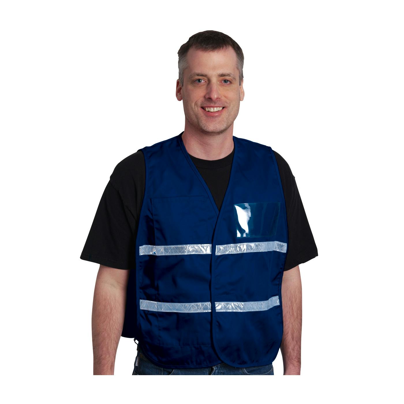 Non-ANSI Incident Command Vest - 100% Polyester, Blue (300-1504)