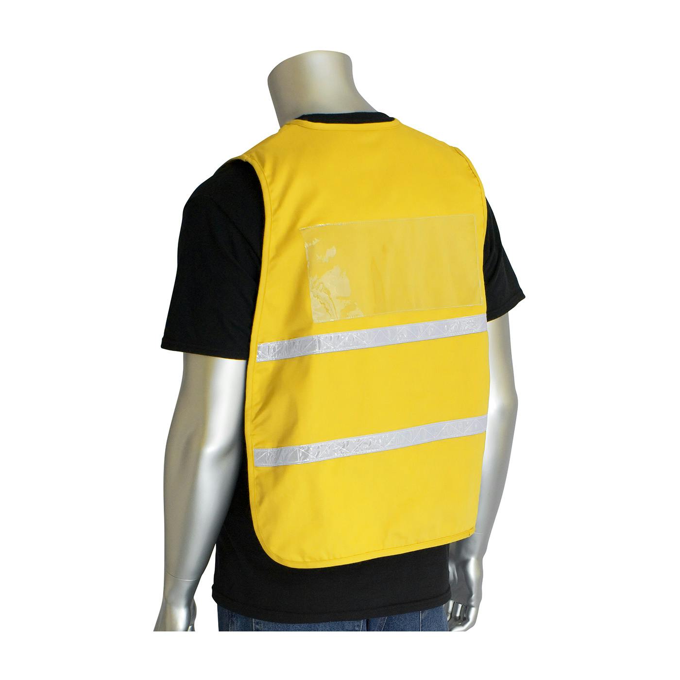 Non-ANSI Incident Command Vest - 100% Polyester, Yellow (300-1510)