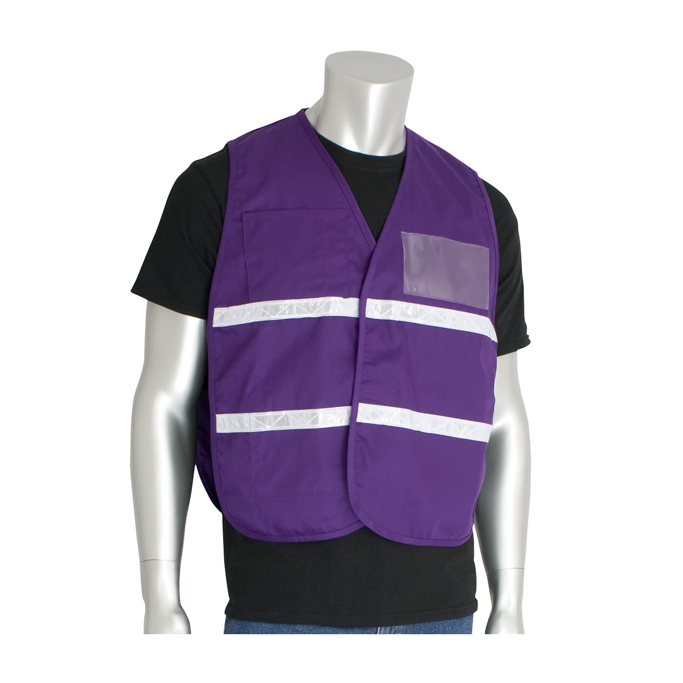 Non-ANSI Incident Command Vest - Cotton/Polyester Blend, Purple (300-2501)_1