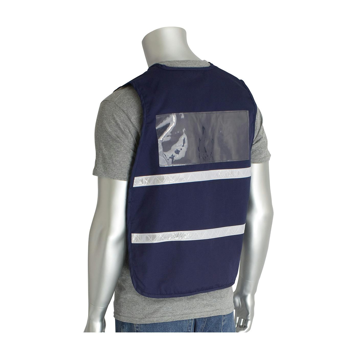 Non-ANSI Incident Command Vest - Cotton/Polyester Blend, Blue (300-2503)
