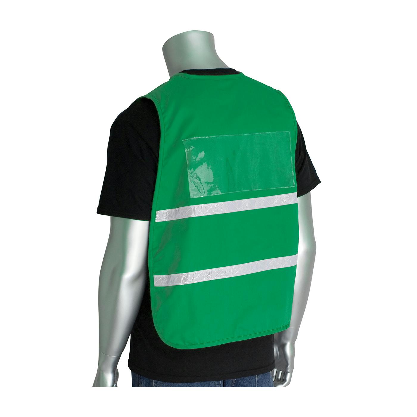 Non-ANSI Incident Command Vest - Cotton/Polyester Blend, Green (300-2505)