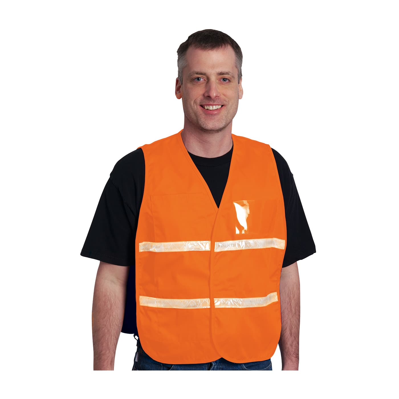 Non-ANSI Incident Command Vest - Cotton/Polyester Blend, Orange (300-2507)_2