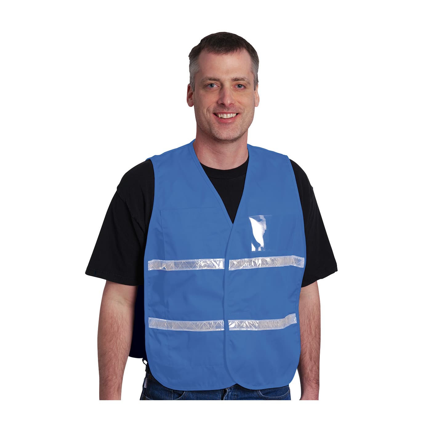Non-ANSI Incident Command Vest - Cotton/Polyester Blend, Light Blue (300-2509)_2