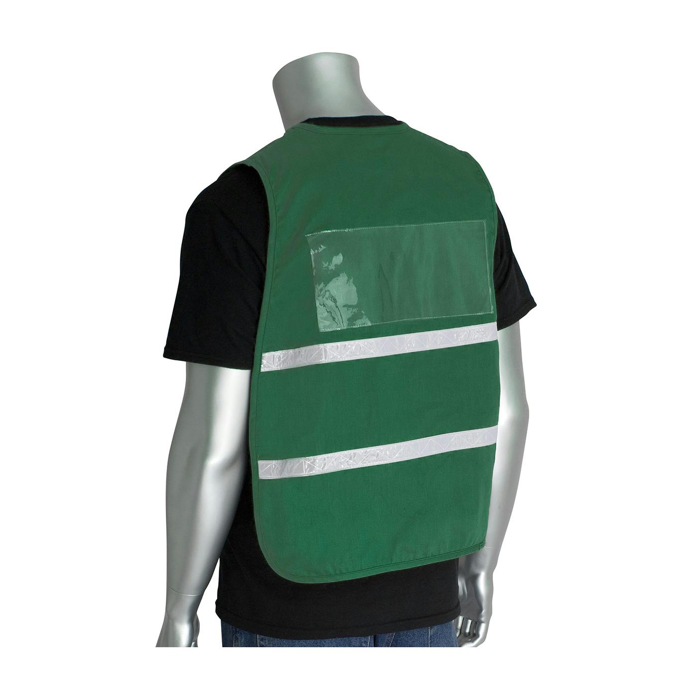 Non-ANSI Incident Command Vest - Cotton/Polyester Blend, Green (300-2514)