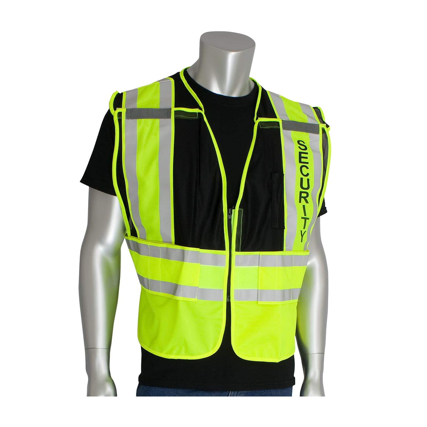 ANSI Type P Class 2 Public Safety Vest - SECURITY Logo, Black (302-PSV-BLK)_2