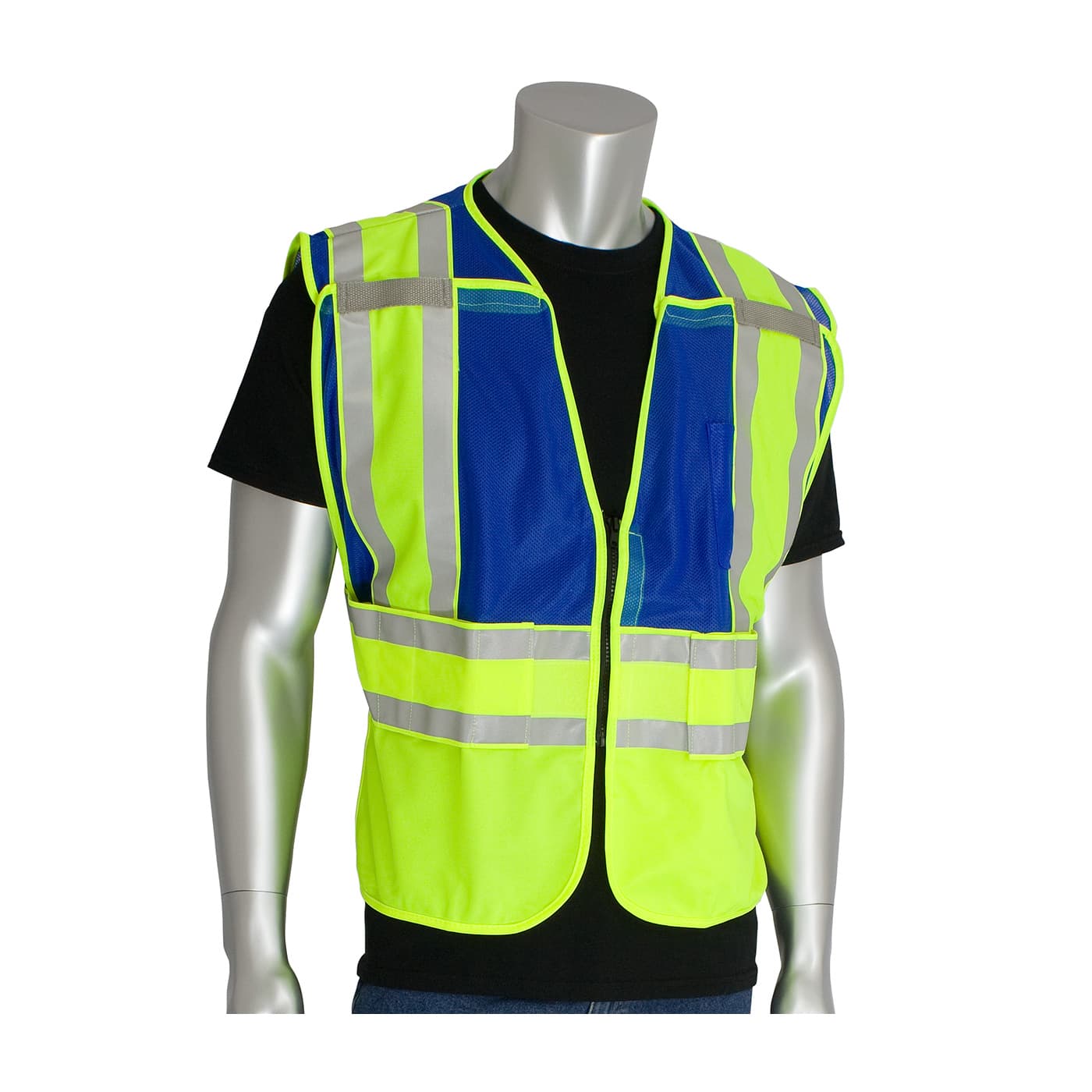ANSI Type P Class 2 Public Safety Vest, Blue (302-PSV-BLU-NL)_1