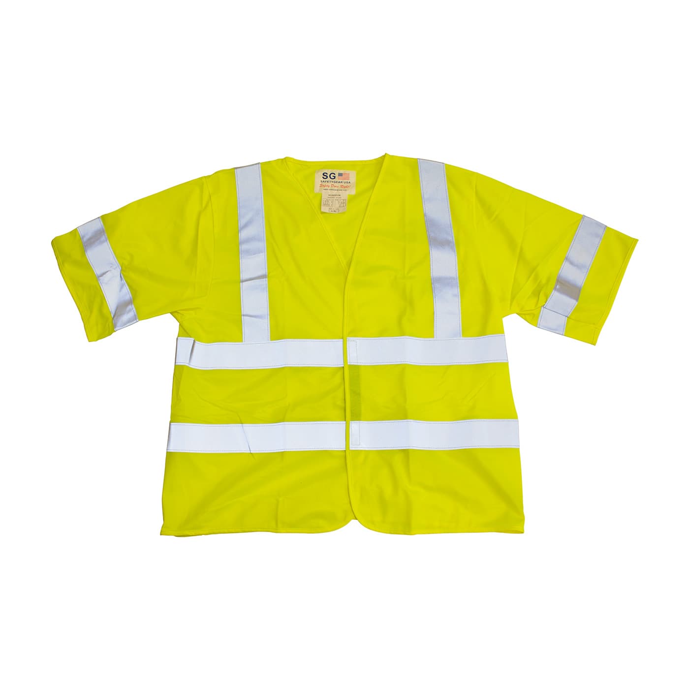 ANSI Type R Class 3 FR Treated Solid Vest, Hi-Vis Yellow (305-HSSVFR)_1