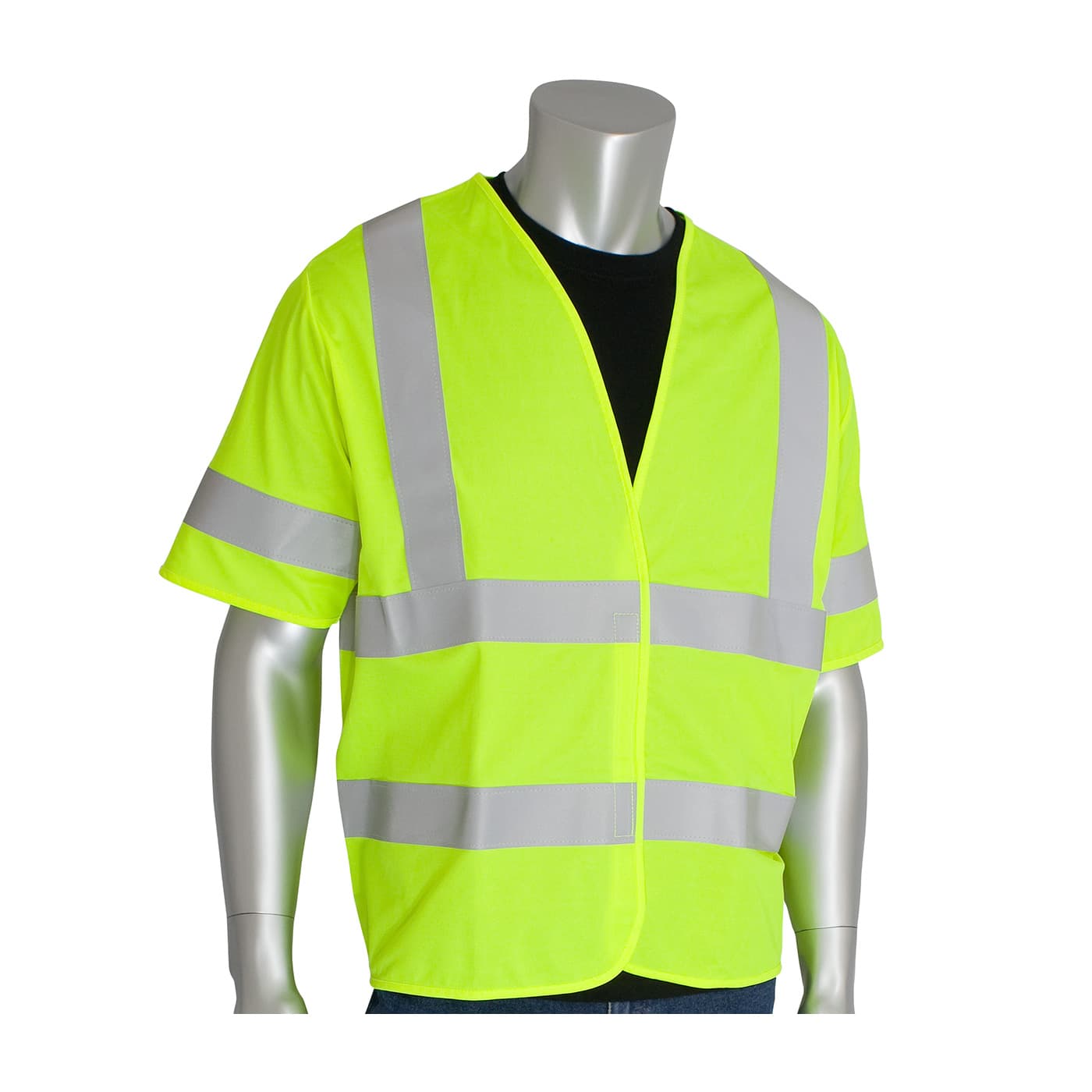ANSI Type R Class 3 FR Treated Solid Vest, Hi-Vis Yellow (305-HSSVFR)_3