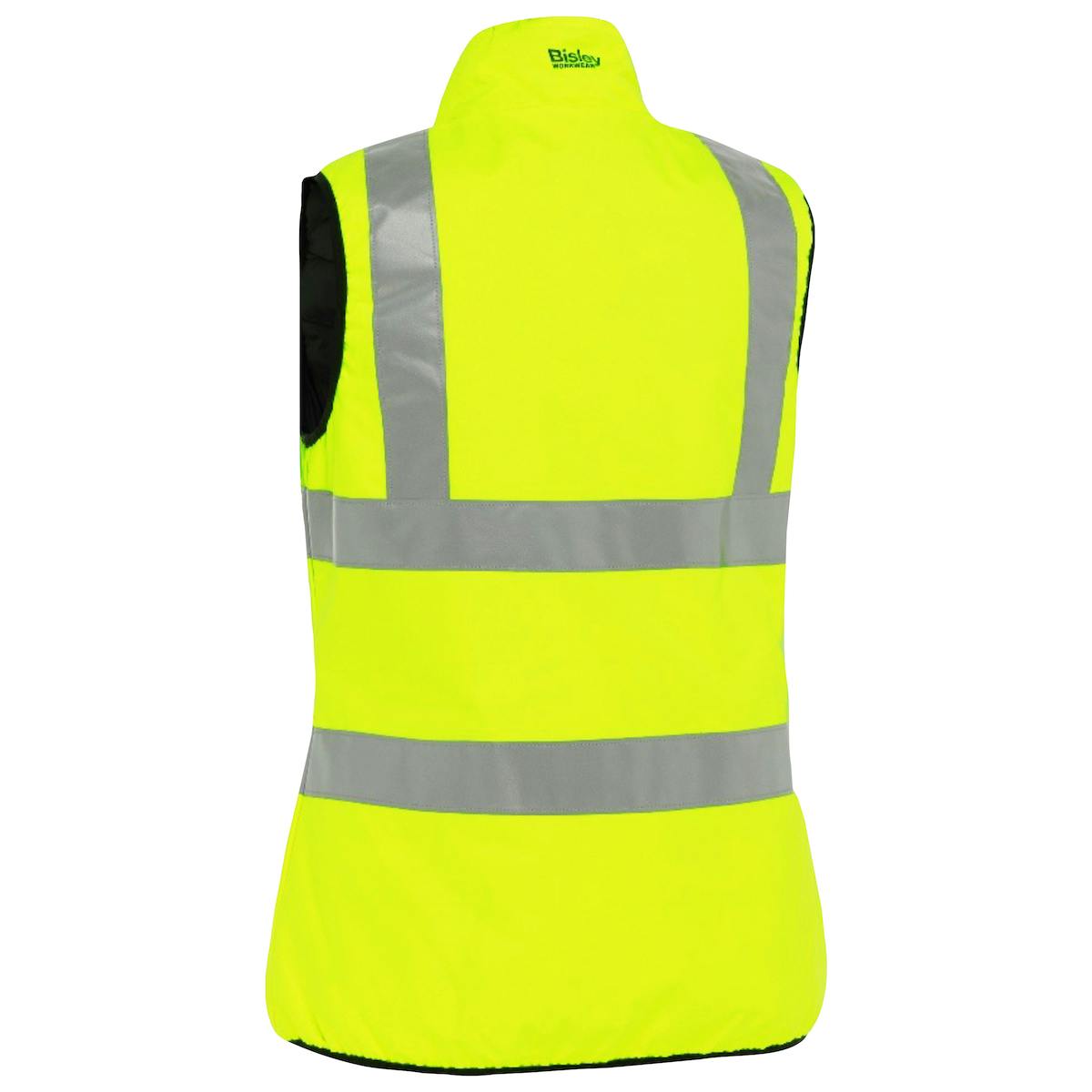 ANSI Type R Class 2 Women's Contoured Reversible Puffer Vest, Hi-Vis Yellow (332W0330H)