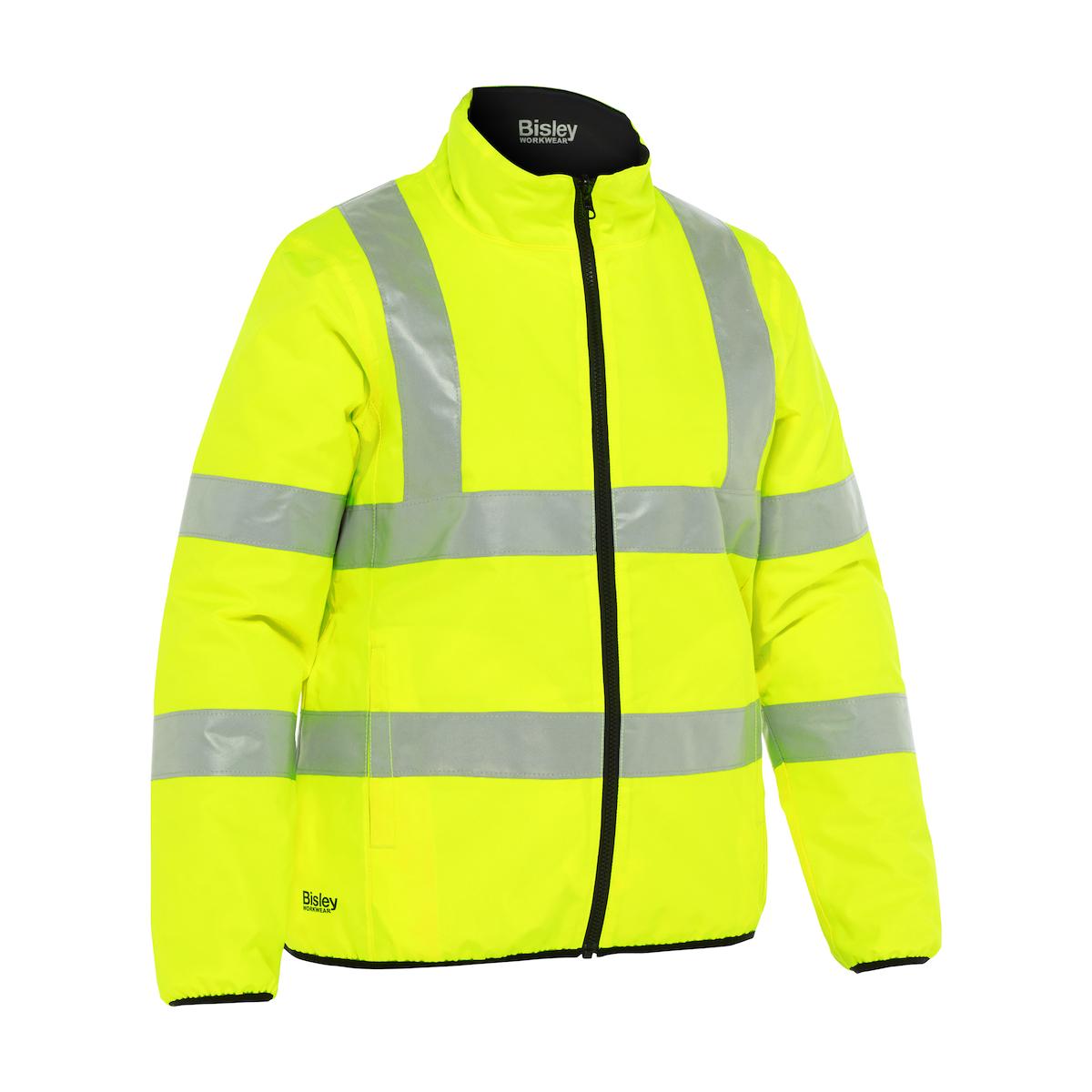 ANSI Type R Class 3 Women's Contoured Reversible Puffer Jacket, Hi-Vis Yellow (333W6350H)_2