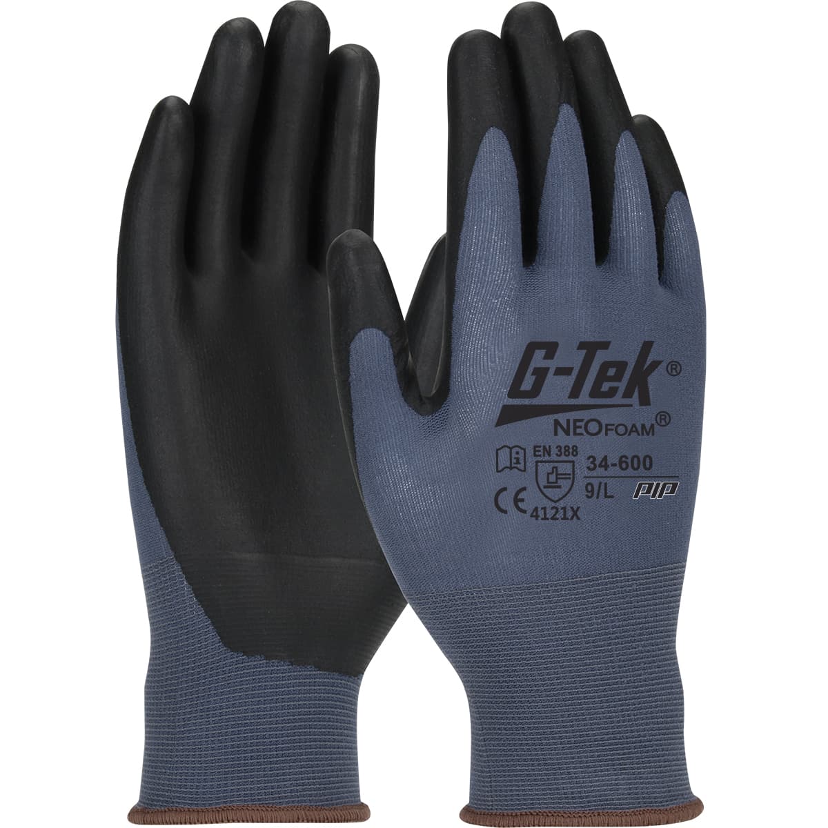 G-Tek NeoFoam Seamless Knit Nylon Glove with NeoFoam Coated Palm & Fingers - Light Duty (34-600)