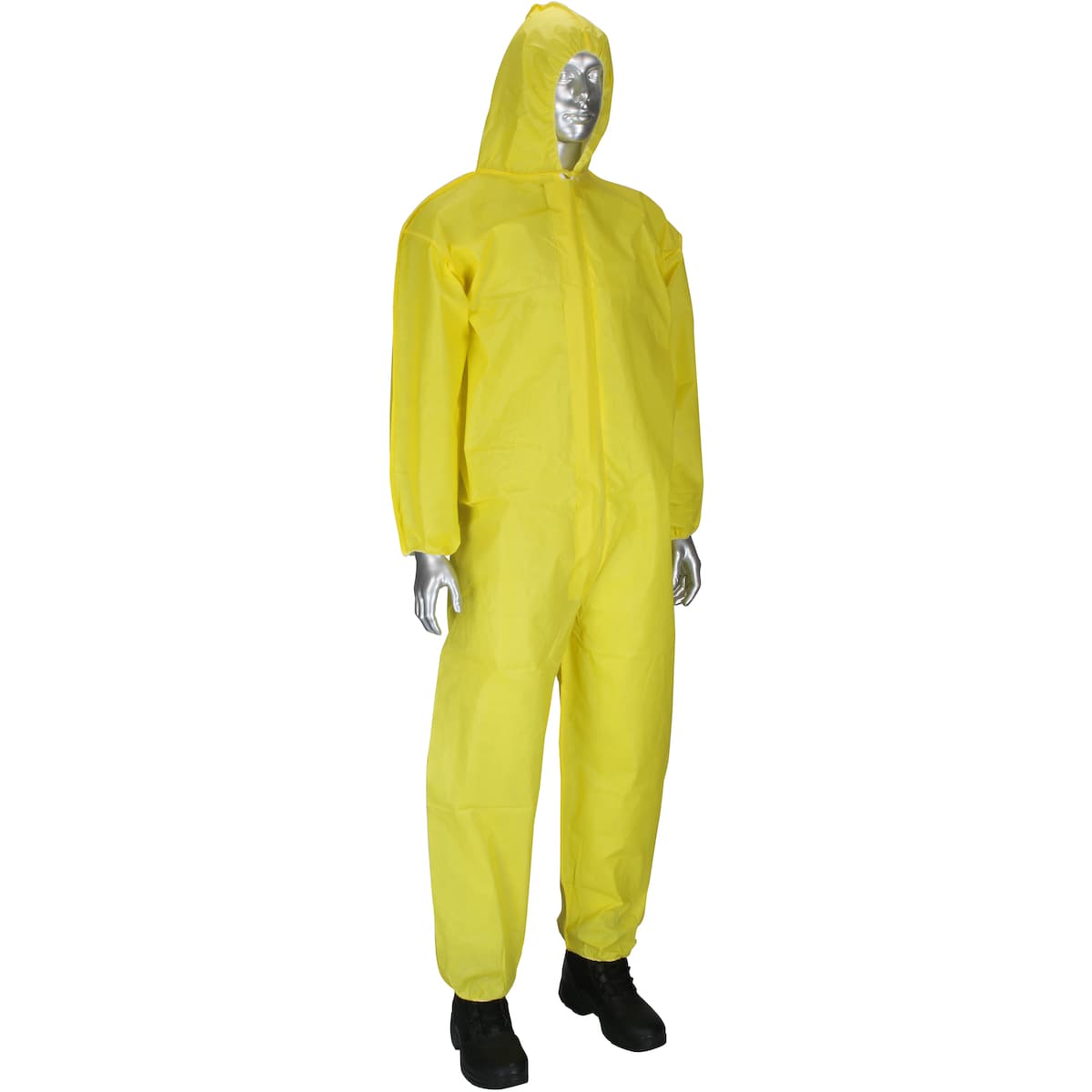 PosiWear UB Plus Coverall with Hood 82 gsm, Yellow (3678B)