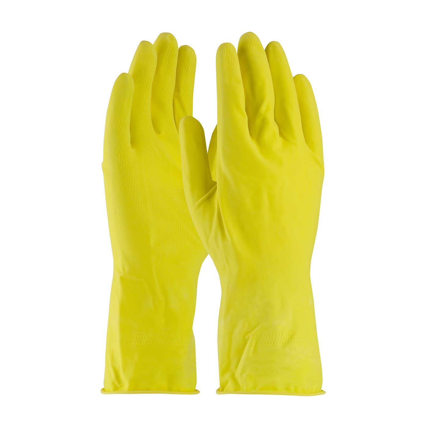 Assurance Unsupported Latex, Flock Lined with Honeycomb Grip - 14 Mil (48-L140Y)