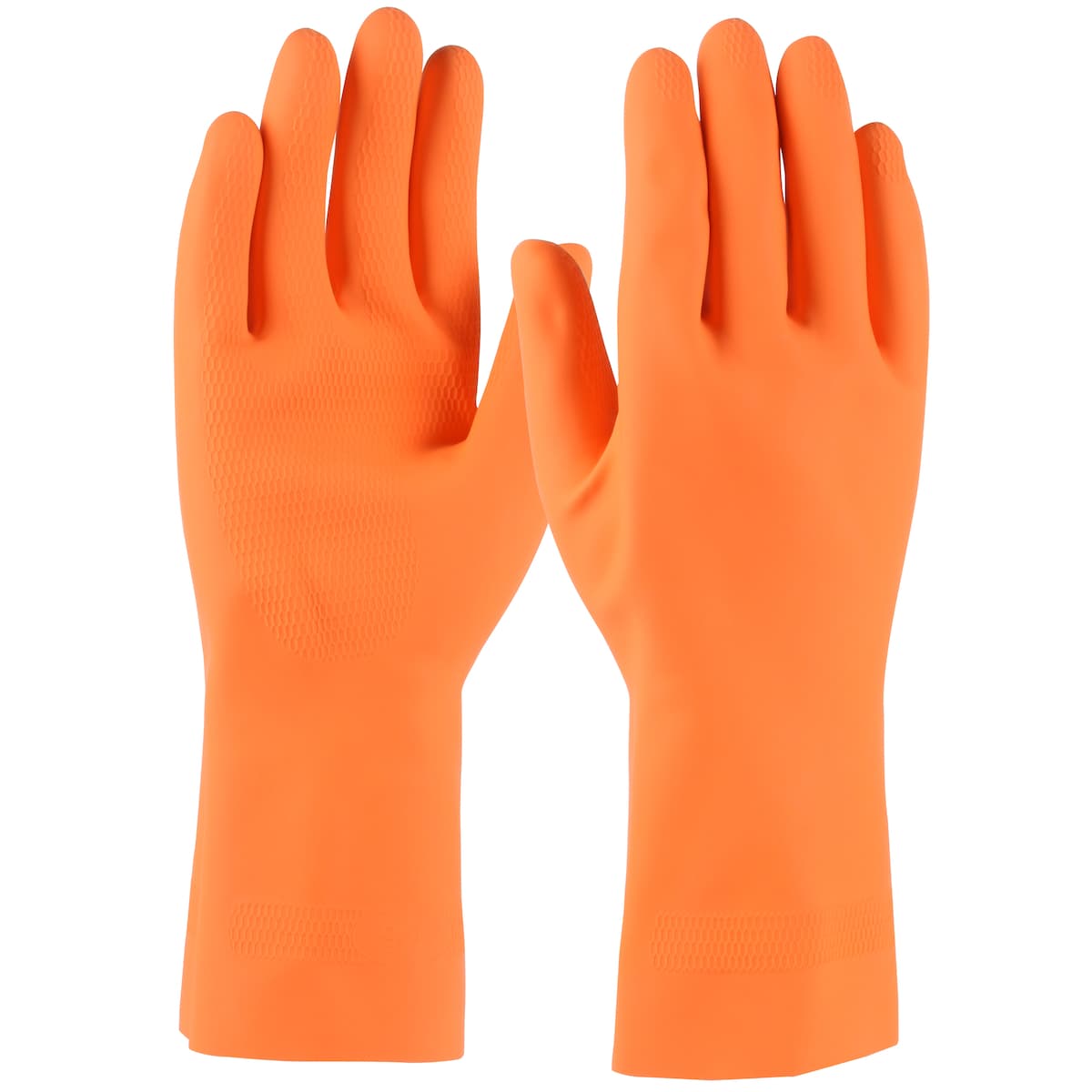 Assurance Unsupported Latex, Industrial Flock Lined with Honeycomb Grip - 28 Mil (48-L302T)