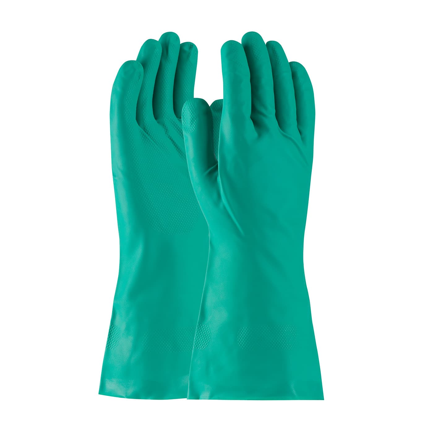 Assurance Unsupport Nitrile, Grn., 15 Mil, 13 Inch, Unlined, Diamond