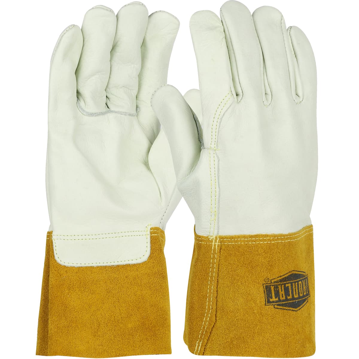 Ironcat Premium Top Grain Cowhide Leather MIG Welder's Glove with Kevlar Stitching (6010)