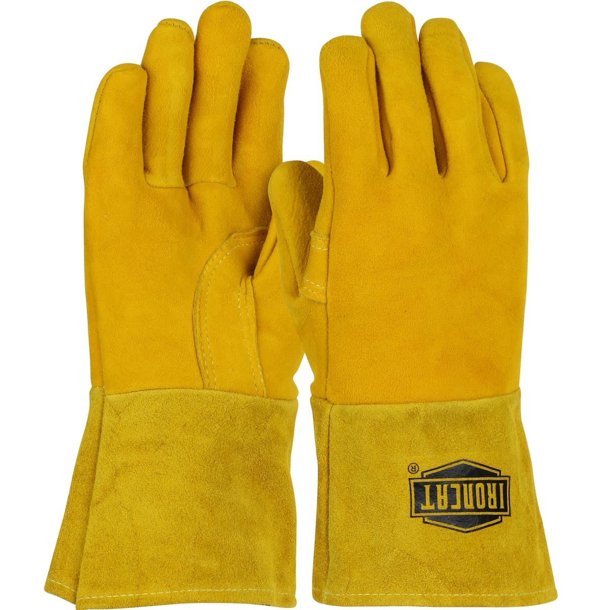 Ironcat Premium Top Grain Split Deerskin Leather MIG Welder's Glove with DuPont Kevlar Stitching and Foam Lining (6030)