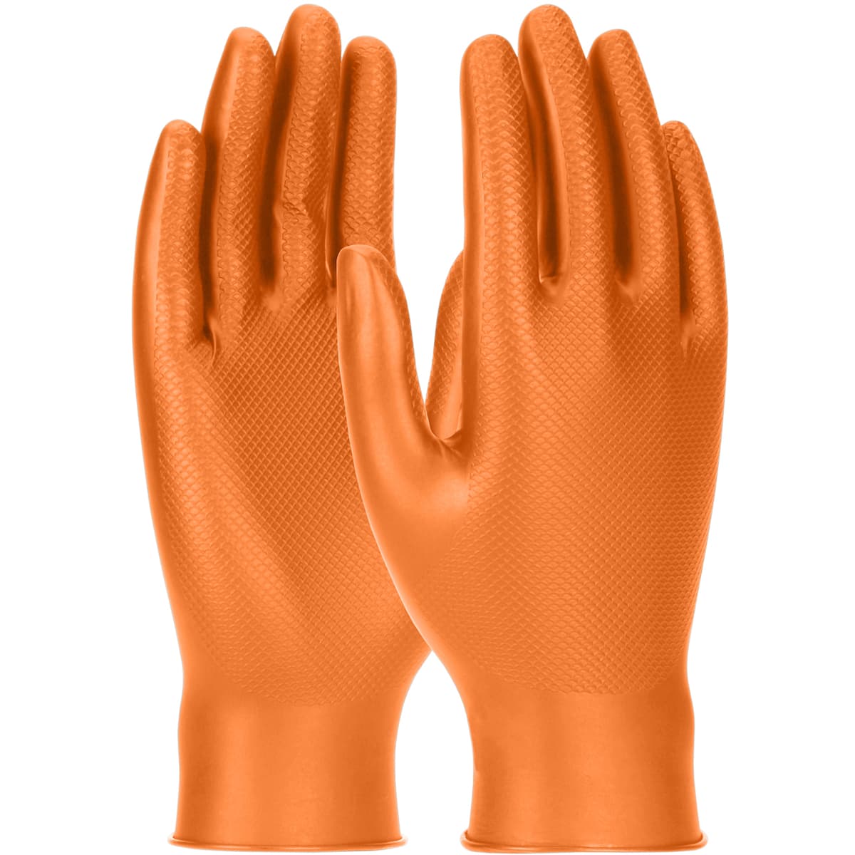 Grippaz Skins Extended Use Ambidextrous Nitrile Glove with Textured Fish Scale Grip - 6 Mil (67-256)