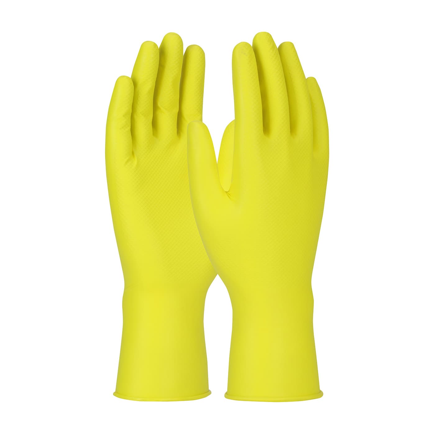 Grippaz Jan San Extended Use Ambidextrous Nitrile Glove with Textured Fish Scale Grip - 6 Mil (67-306)