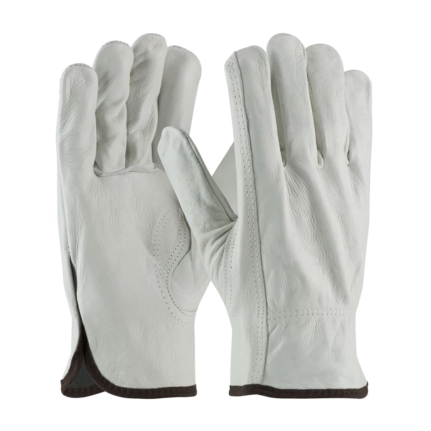 PIP Regular Grade Top Grain Cowhide Leather Drivers Glove - Keystone Thumb (68-163)
