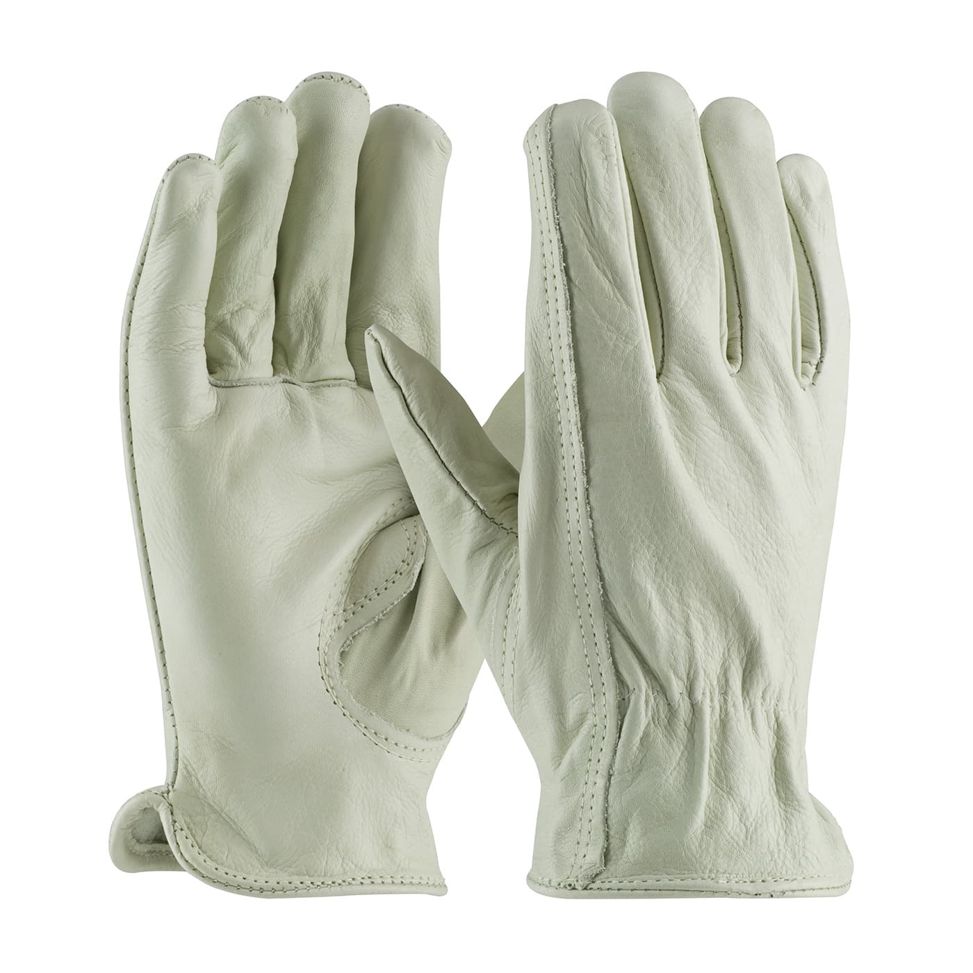 PIP Premium Grade Top Grain Cowhide Leather Drivers Glove - Keystone Thumb (68-168)