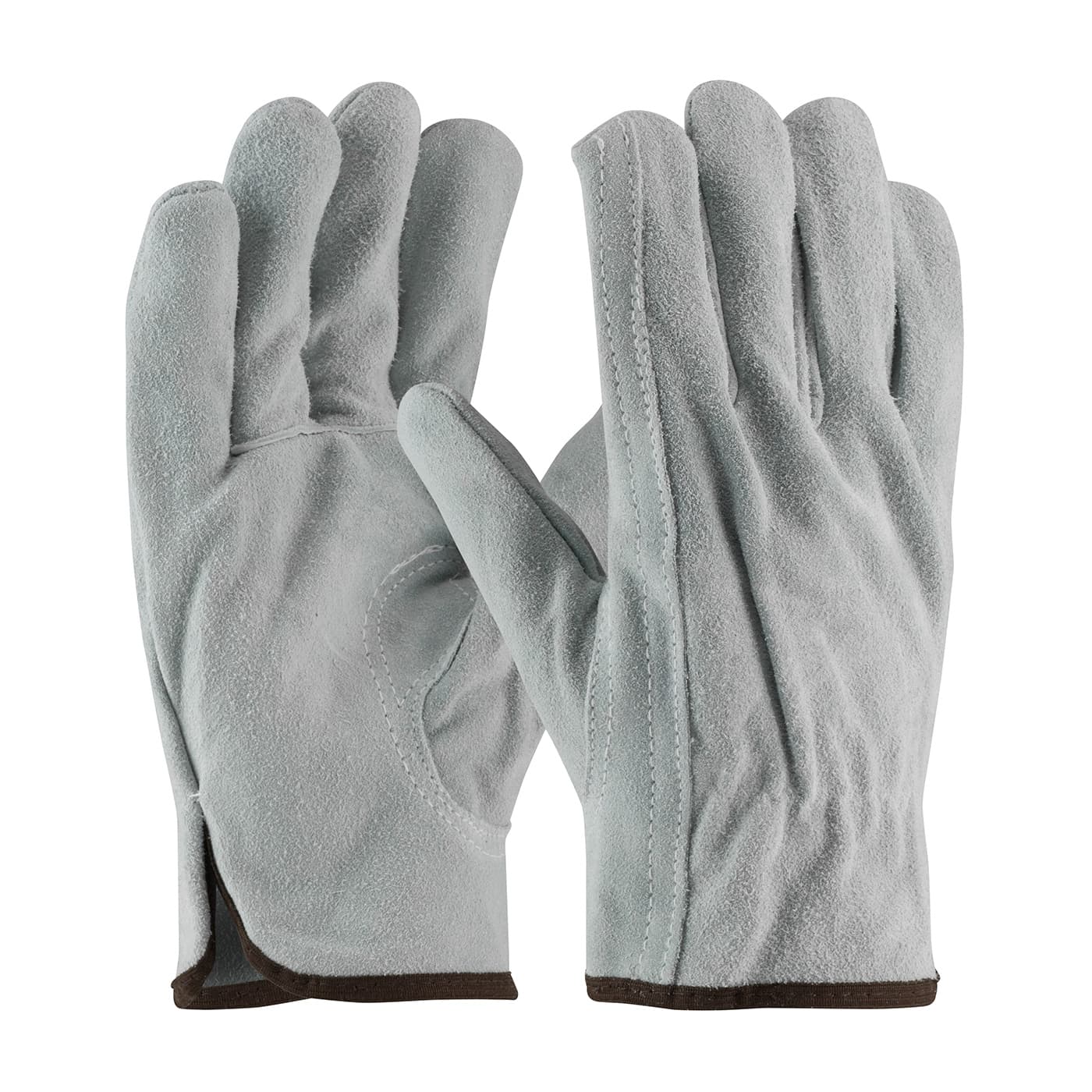 PIP Premium Grade Split Cowhide Leather Drivers Glove - Keystone Thumb (69-189)