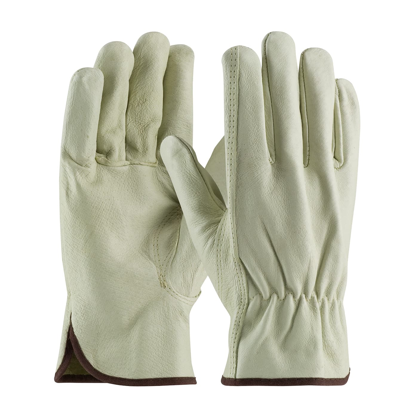 PIP Economy Grade Top Grain Pigskin Leather Drivers Glove - Keystone Thumb (70-361)