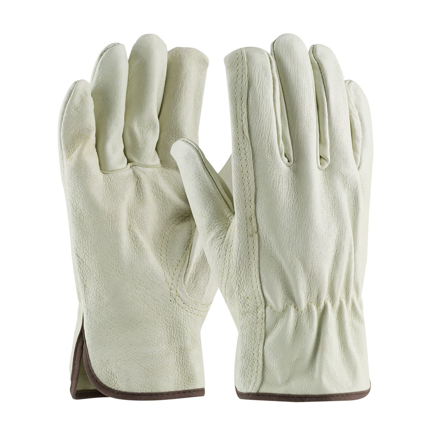 PIP Premium Grade Top Grain Pigskin Leather Drivers Glove - Keystone Thumb (70-368)