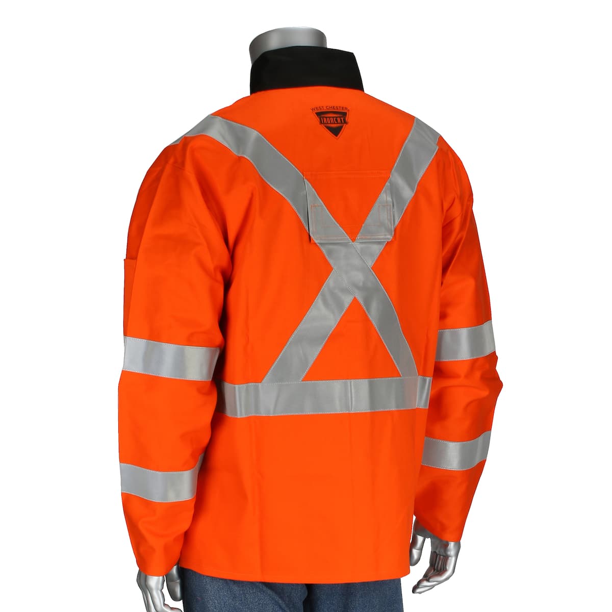 Hi-Vis FR Treated 100% Cotton Sateen Jacket, Hi-Vis Orange (7060)