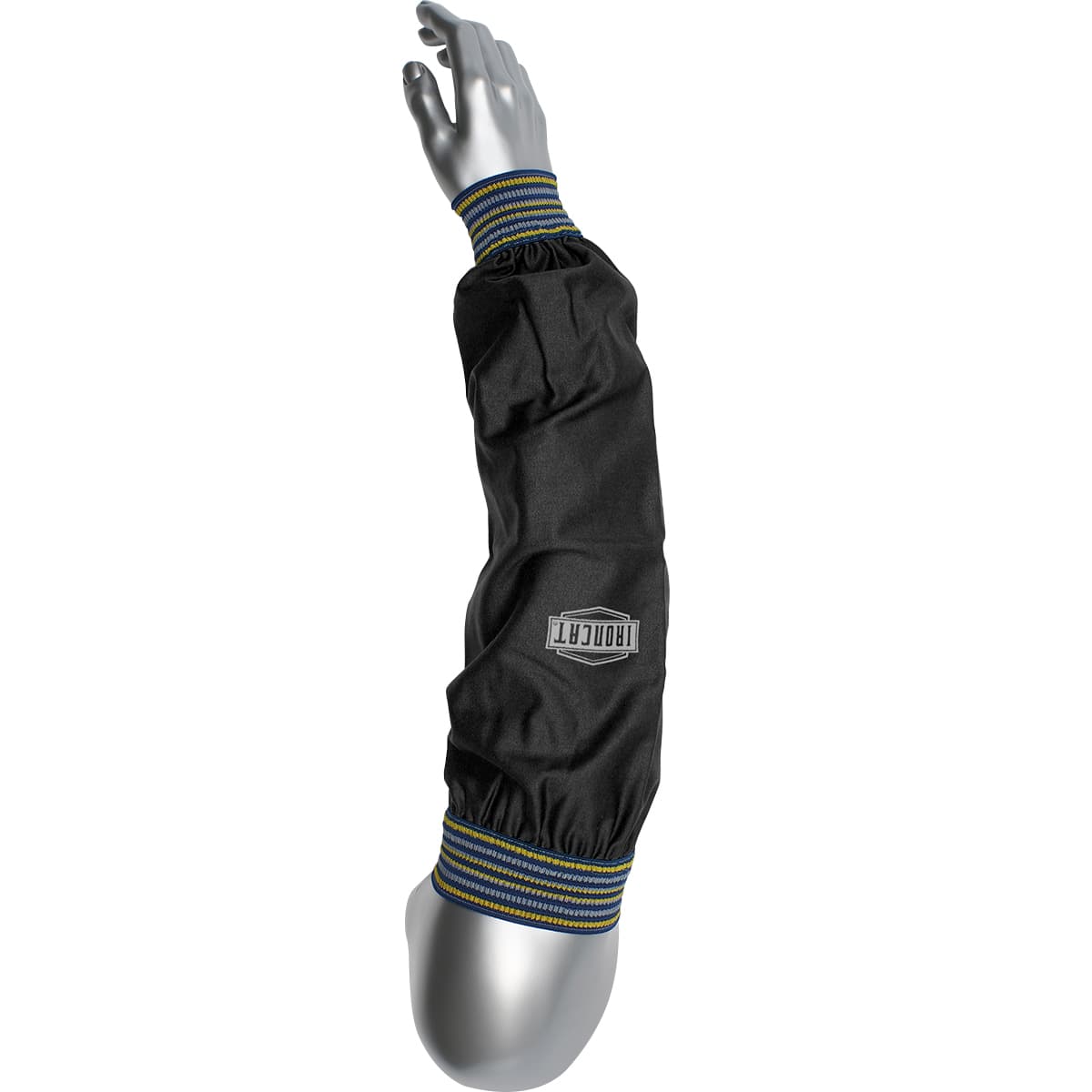 Ironcat FR Treated 100% Cotton Sateen Cape sleeves with Black/Gold Elastic Ends (7070B)