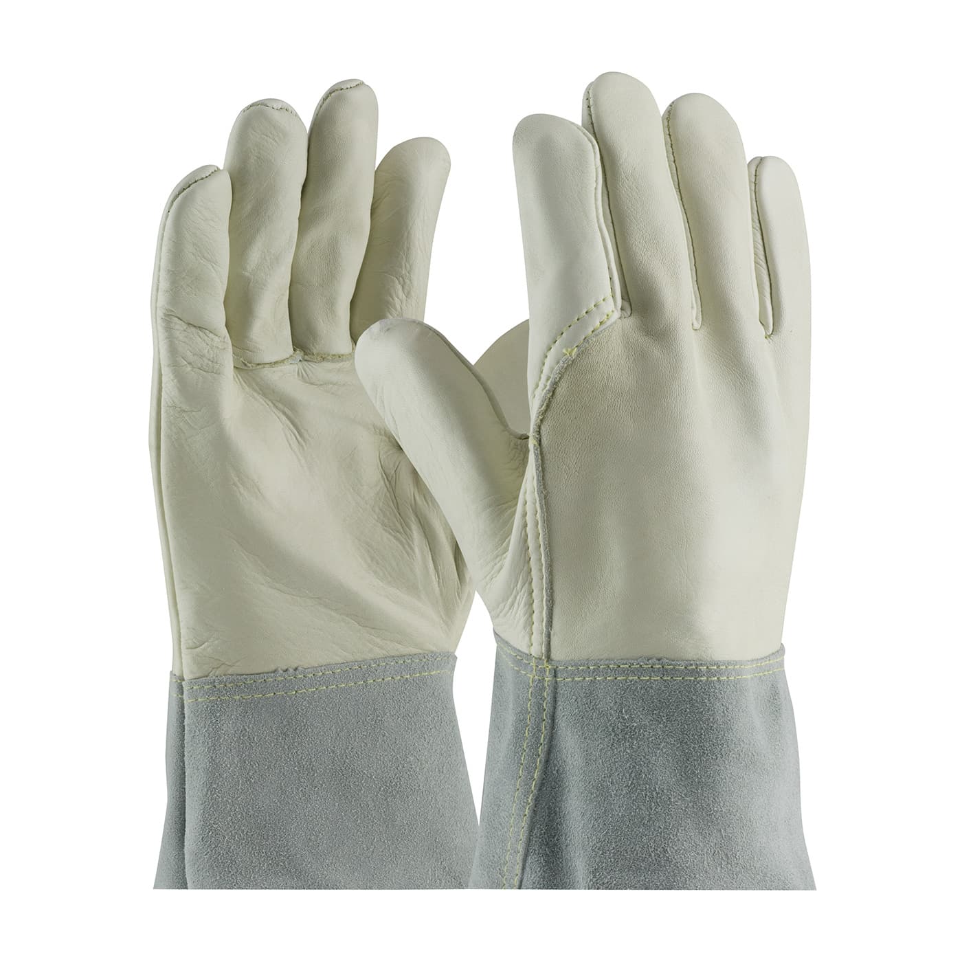 PIP Regular Top Grain Cowhide Leather TIG/MIG Welder's Glove with DuPont Kevlar Stitching - Split Leather Cuff (75-2022)