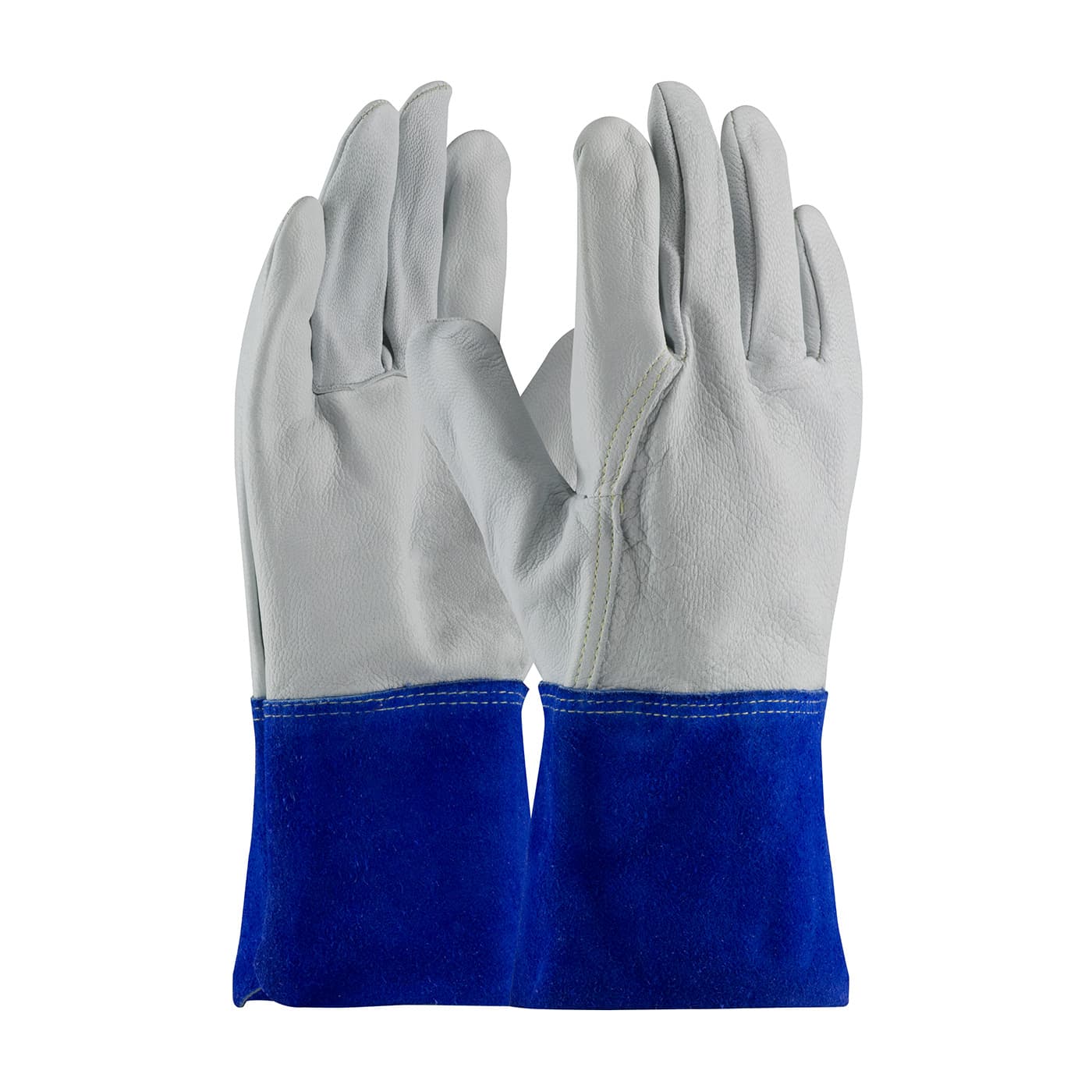 PIP Superior Top Grain Goatskin Leather TIG/MIG Welder's Glove with DuPont Kevlar Stitching - Split Leather Gauntlet Cuff (75-4854)