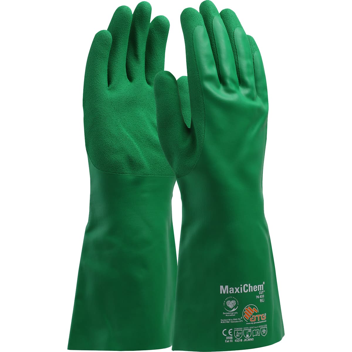 Nitrile Coated Glove With Ansi A2 Cut Resistant Liner