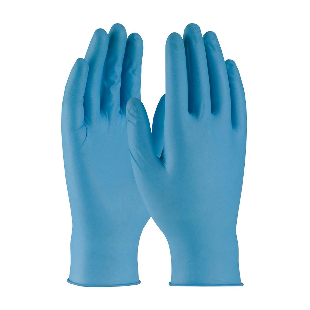 QRP® Qualatrile® Disposable Nitrile Glove, Powder Free with Textured Grip - 8 Mil (8BQF09)
