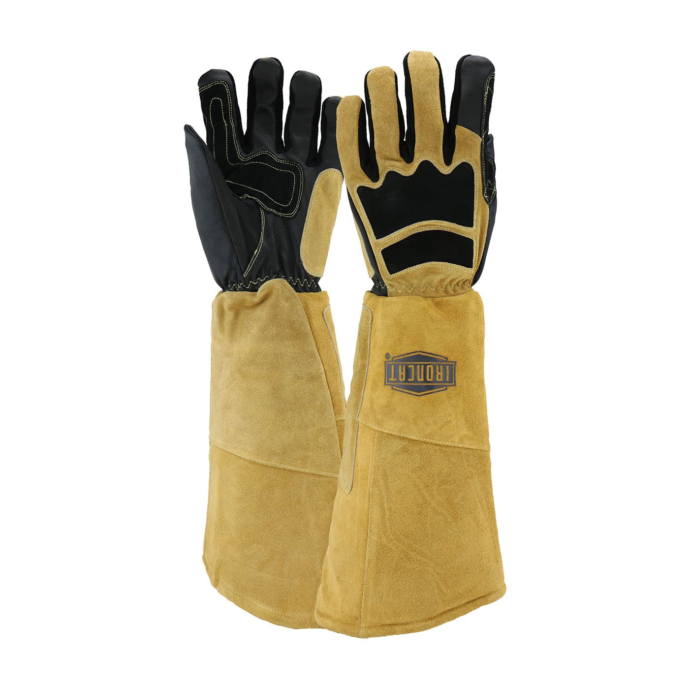 Ironcat® Premium Grade Top Grain Goatskin Welder's Glove with Cotton/Foam Lining and Climax™ Aerogel Insulation - 20" Length (9070)