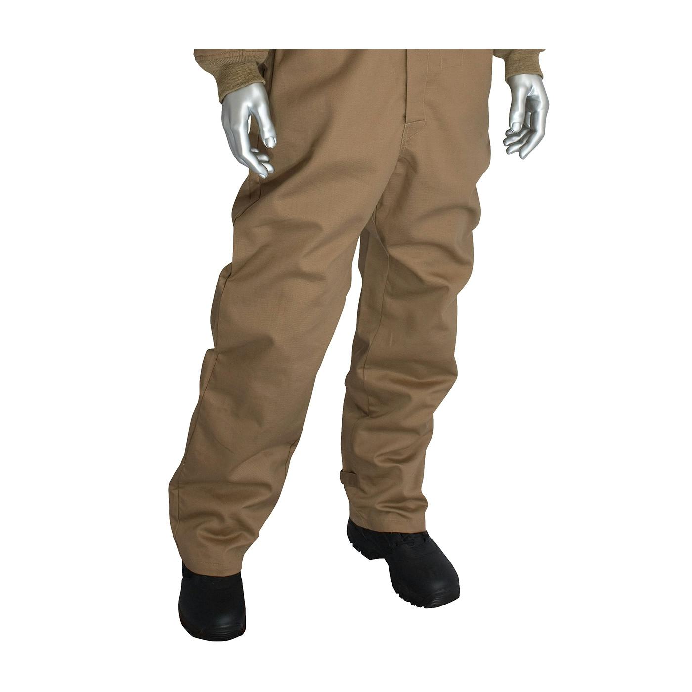 AR/FR Dual Certified Coverall with Vented Back - 8 Cal/cm2, Tan (9100-2100D)