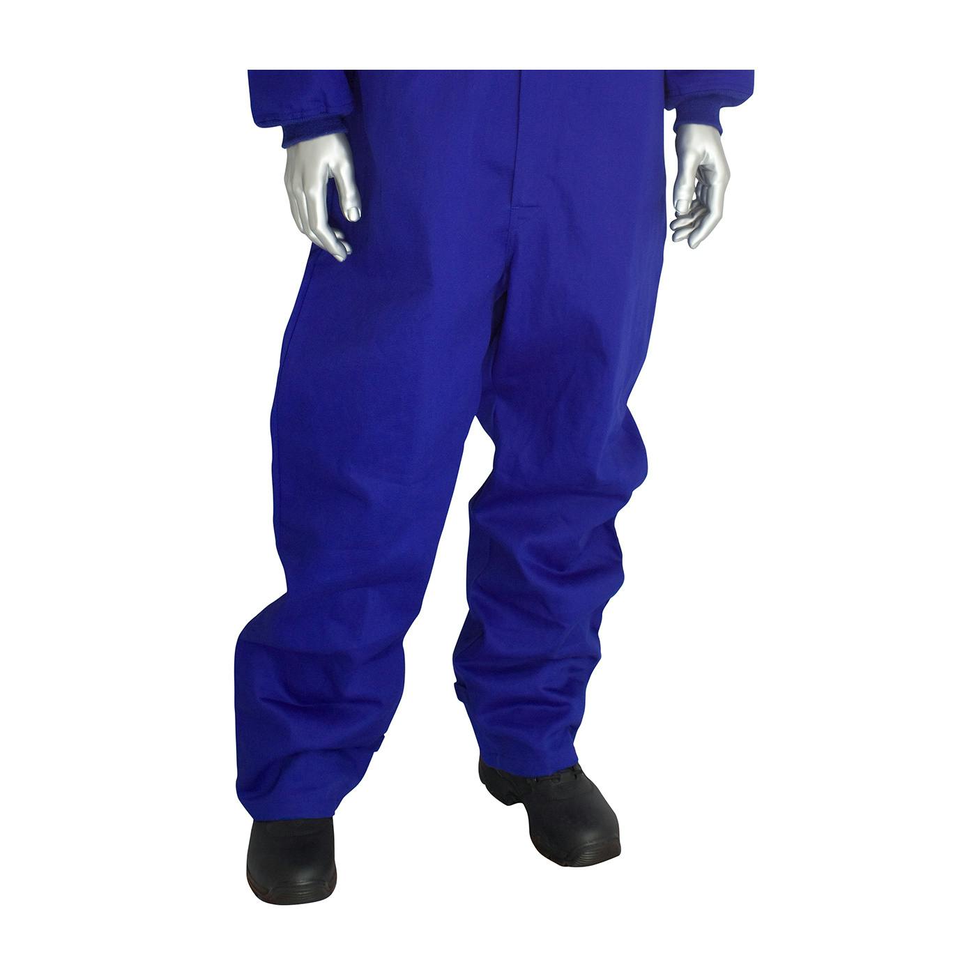 AR/FR Dual Certified Coverall with Vented Back - 8 Cal/cm2, Blue (9100-2120D)