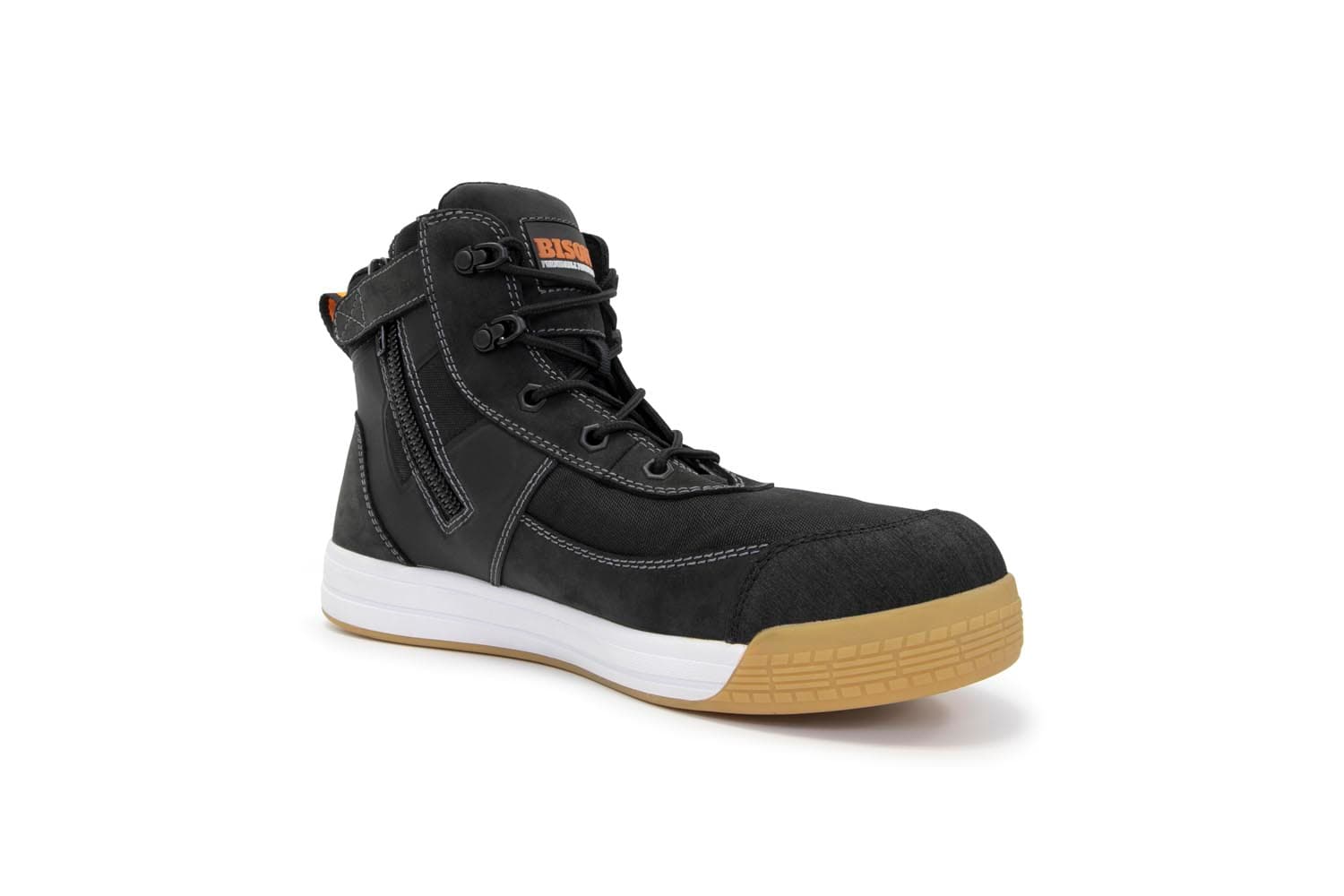 Bison Boot Dune Zip Side