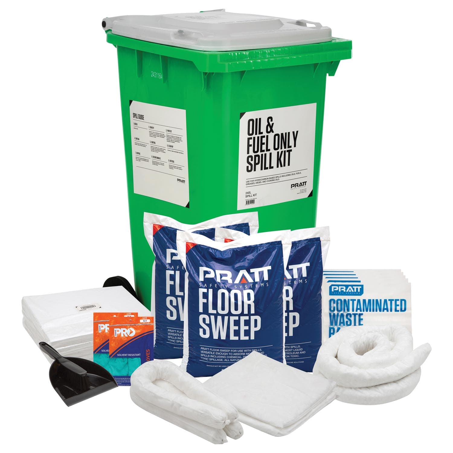 Pratt Safety Systems Economy Oil & Fuel Only Spill Kit_4