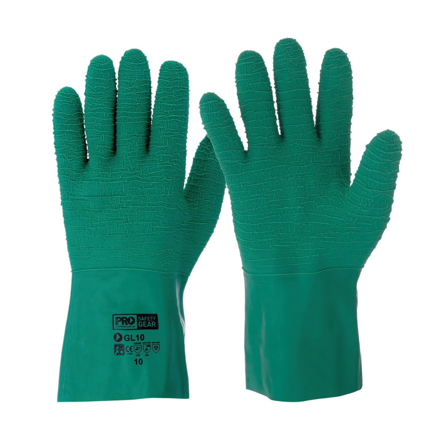 Pro Choice Green Gauntlet Gloves