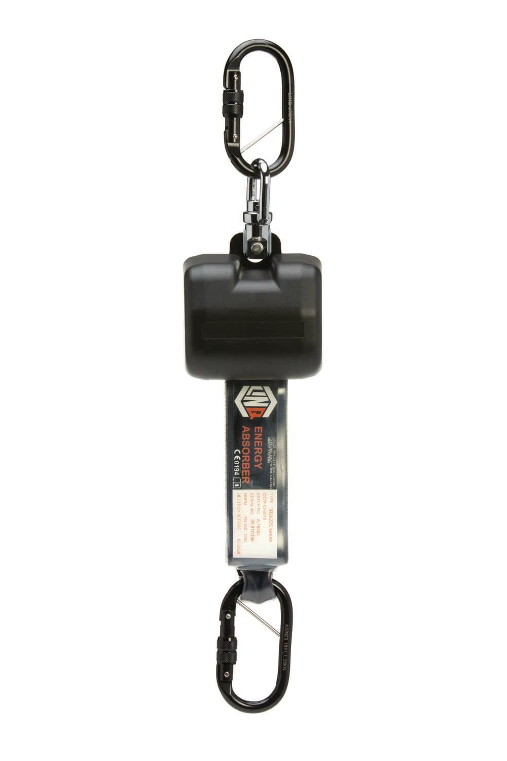 LINQ Self Retracting 2.5M Webbing Lanyard_0