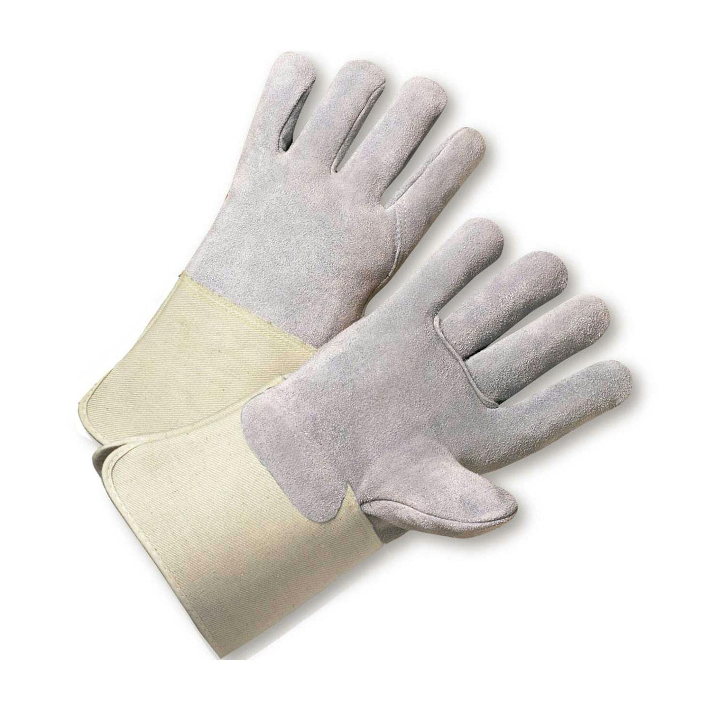 PIP® Superior Grade Split Cowhide Leather Drivers Glove with Aramid Blended Lining - Rubberized Gauntlet Cuff (KS900-EA)