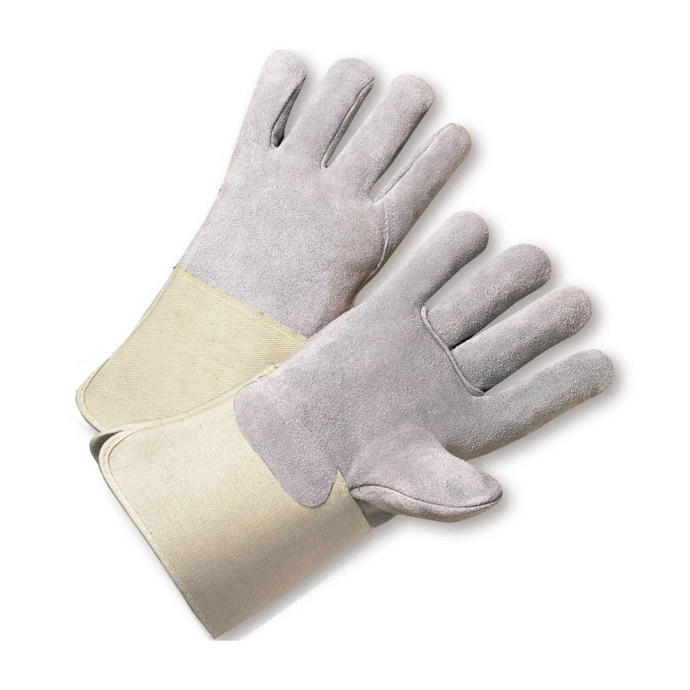 PIP Superior Grade Split Cowhide Leather Drivers Glove with Aramid Blended Lining - Rubberized Gauntlet Cuff (KS900-EA)