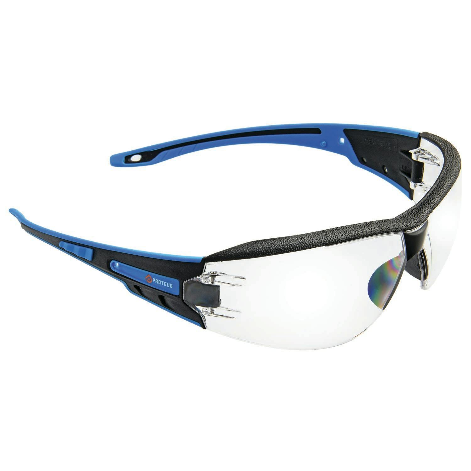 Proteus 1 Safety Glasses Integrated Brow Dust Guard