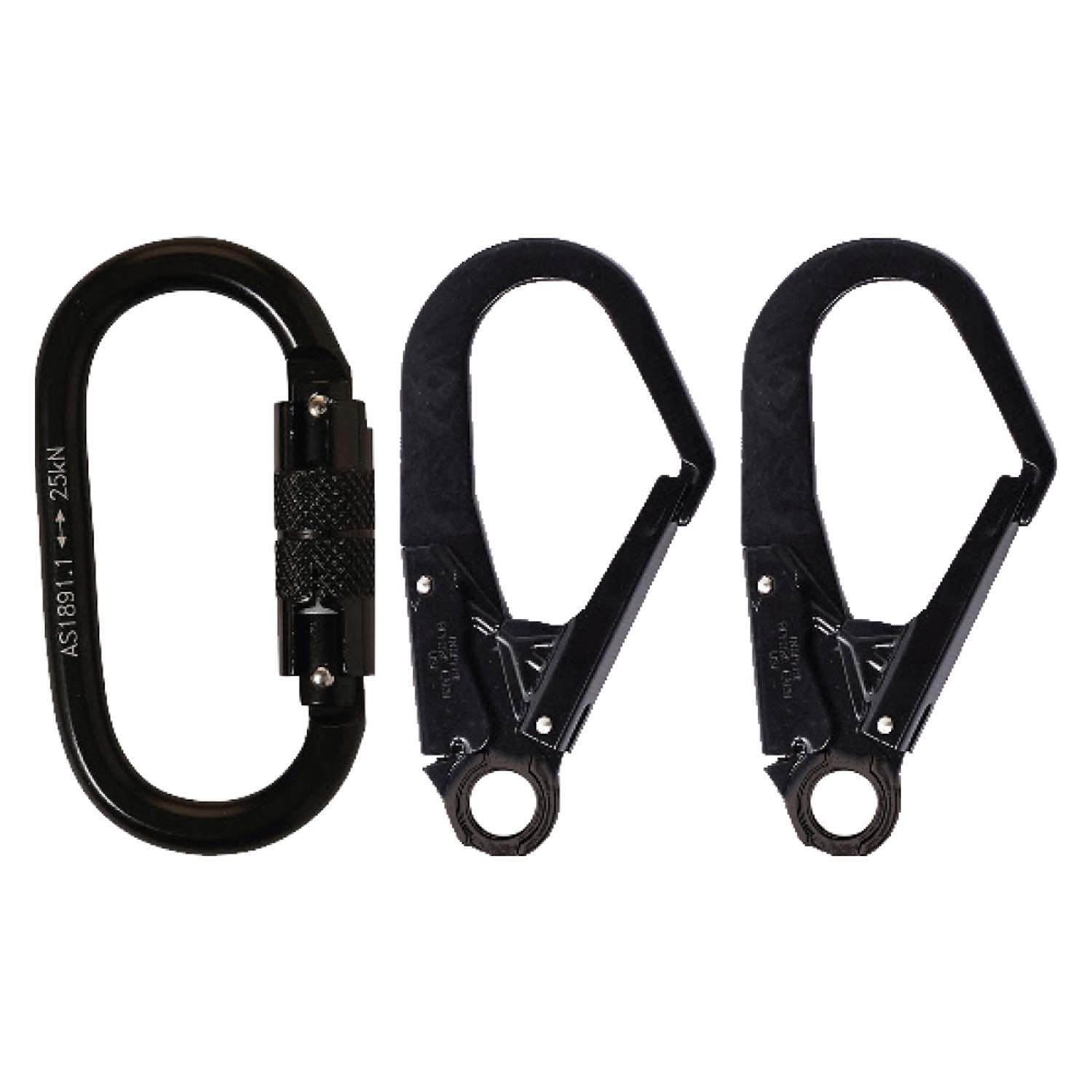 LINQ Double Leg Kernmantle 2M Shock Absorb Rope Lanyard_1