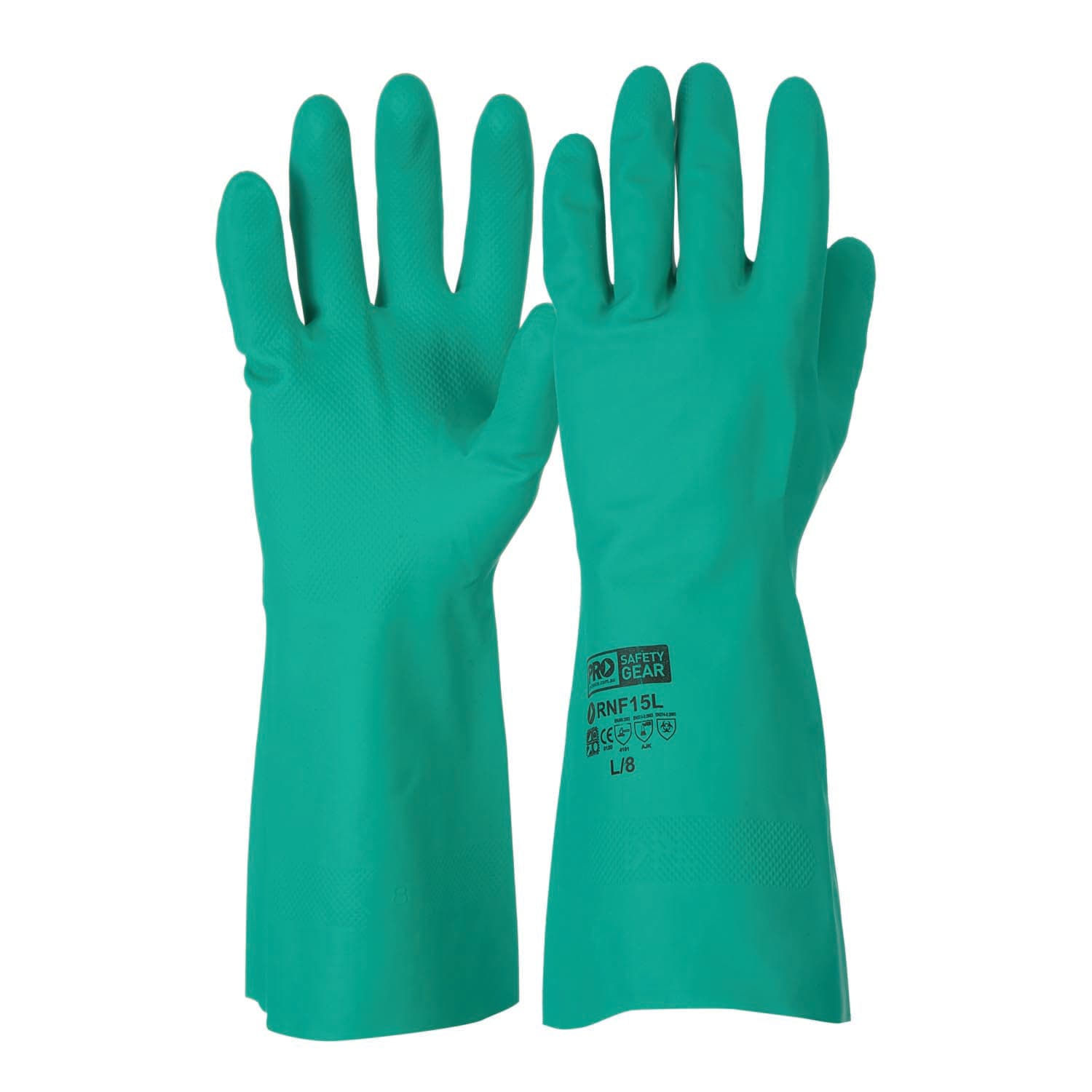 Pro Choice 33cm Green Nitrile Gloves_5